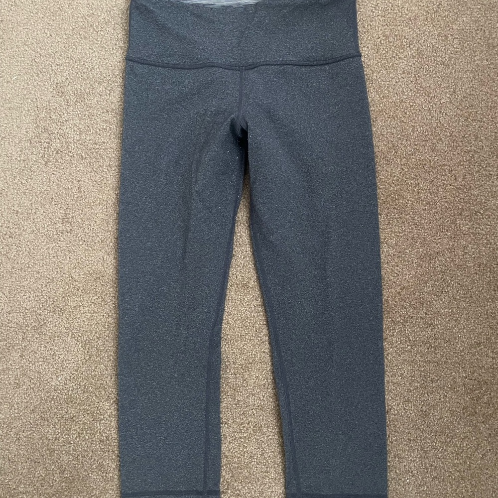 Lululemon Grey Crop Leggings
